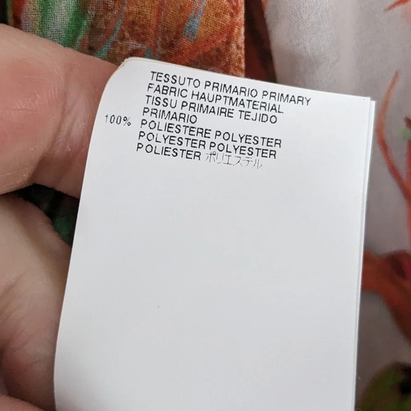 Roberto Cavalli Just Cavalli Floral Tie Neck Blouse - Picture 9 of 10